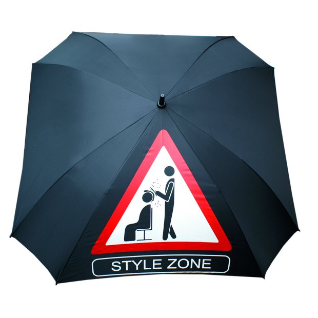 Regenschirm / Friseurschirm XXL "Style Zone"