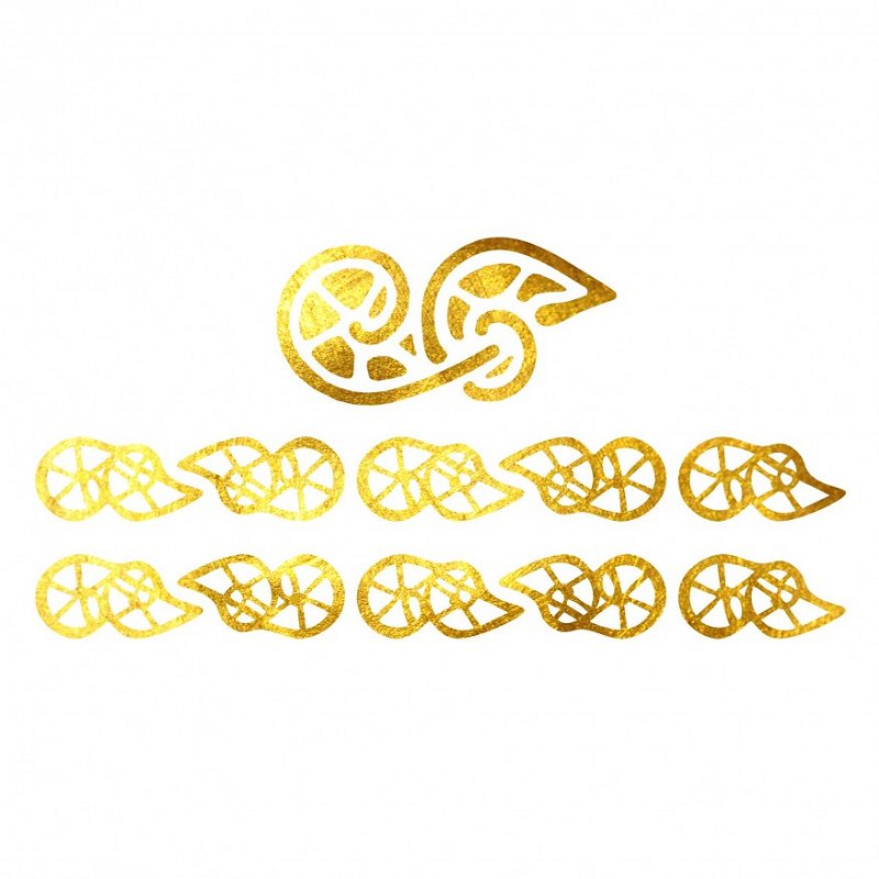 Gold Sin Jewels Romantic Drops 24K Gold EX