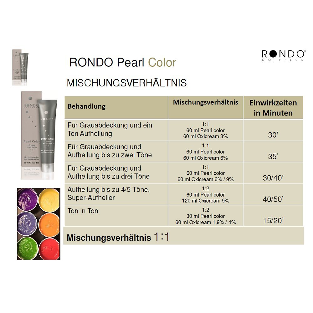 Pearl Color 7/6 mittelblond rot 60ml EX