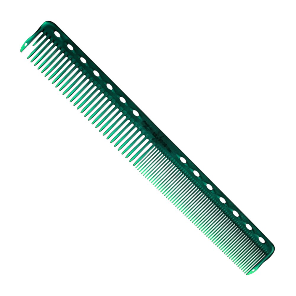 grüner flacher dünner haarschneidekamm professional japan.jpg