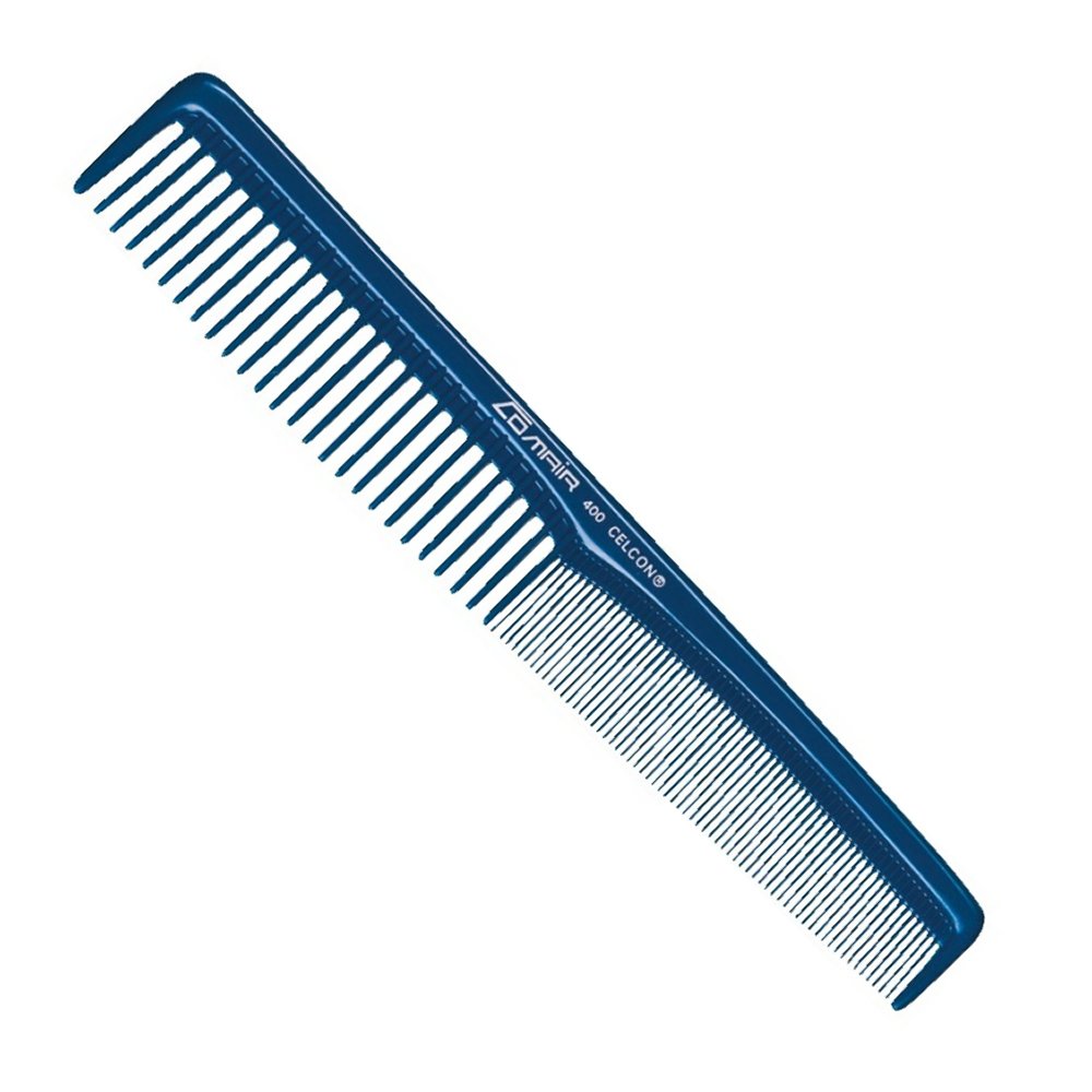 Celcon Friseurkamm blau Modell 400 blauer Haarschneidekamm.jpg