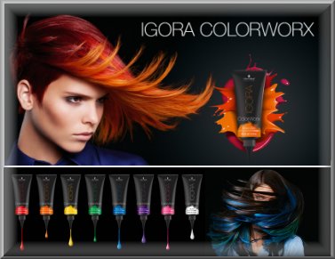 Igora Color Worx Haartönung Red / Rot 100ml