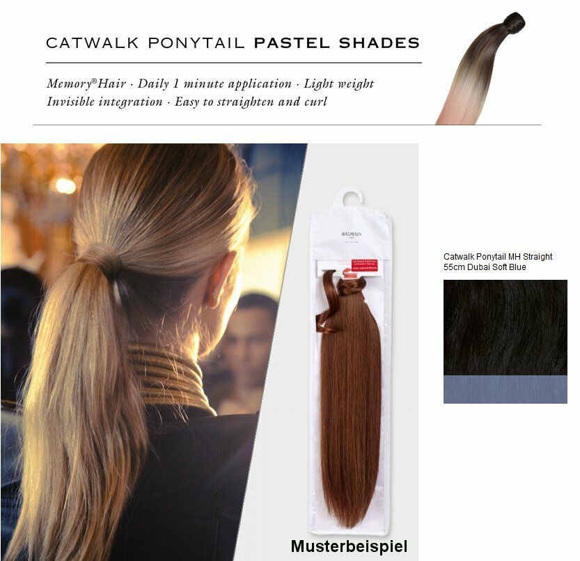 Ponytail Catwalk 55cm Memory Hair Dubai Soft Blue EX