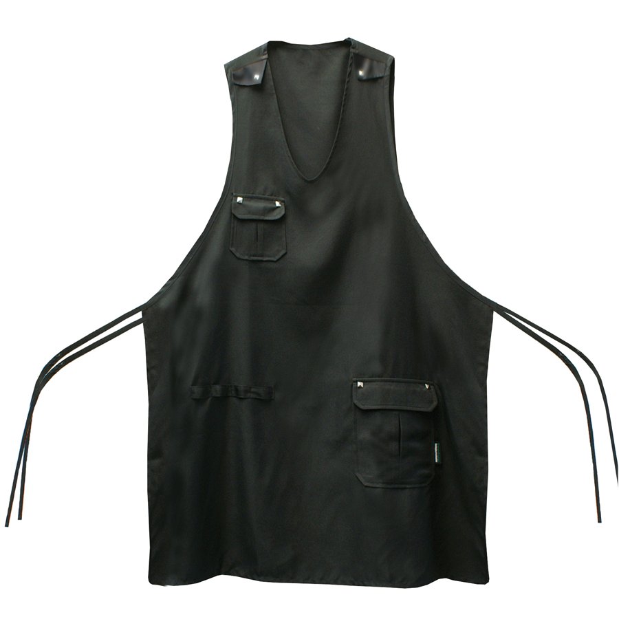 Style Dress Friseurschneidekleid mit Rückenteil schwarz