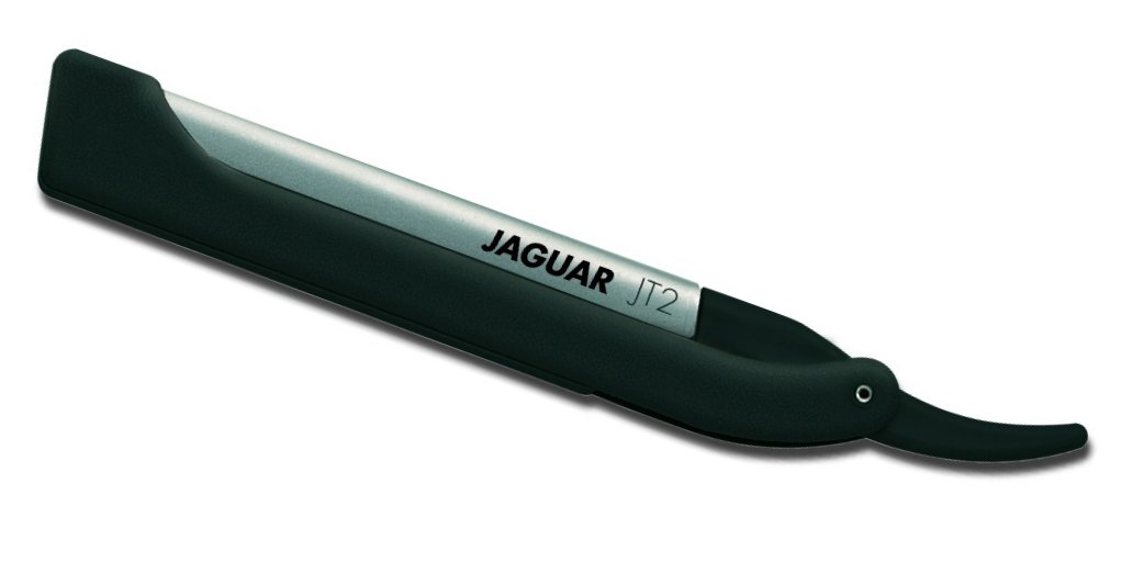 Jaguar Rasiermesser JT2 Black ergonomisches Klingenmesser mit kurzen Rasierkling